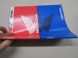 Honda CB500r Shop Manual -korjaamokirja