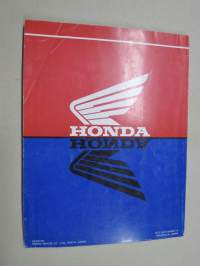 Honda XR70Rv Shop Manual -korjaamokirja