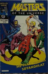 Satellite - sarjat. Masters of the  Universe  3/1988. He-Man vastaan sotakoirat. (Sarjakuvalehdet, sopiva keräilykappaleeksi)  )