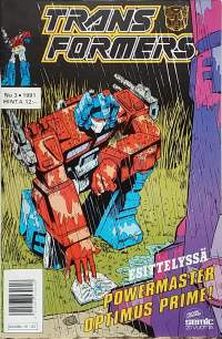 Satellite -sarjat.  Transformers 3/1991. Elämän hinta. (Sarjakuvat, sopiva keräilykappaleeksi)