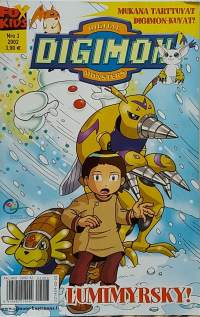 Digimon - Digital Monsters 3/2002  Lumimyrsky. (Sarjakuvalehdet, sopiva keräilykappaleeksi)