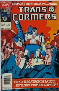 Satellite-sarjat.  Transformers 3/1989. Onko Megatronin paluu Optimus Primen loppu?! (Sarjakuvat, sopiva keräilykappaleeksi )