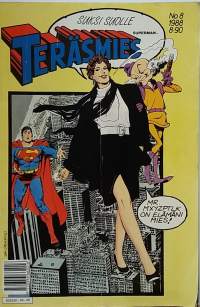 Teräsmies - Superman 8/1988.    Suksi suolle Teräsmies !  (Sarjakuvalehdet)