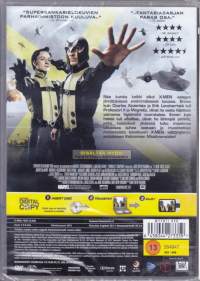 DVD - X-Men First Class, 2011. (Näe kuinka kaikki alkoi X-MEN -saagan jännittävässä ensimmäisessä luvussa). UUSI, muovitettu