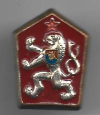Czechoslovak Republic. Army cap badge - Tsekkoslovakia armeijan kokardi