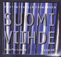 Suomi - Postimerkki/vihko 1999 - Suomi viihde V45  ** postituore (6.9.1999). LAPE 1480-1485. 6 x 3,50mk.