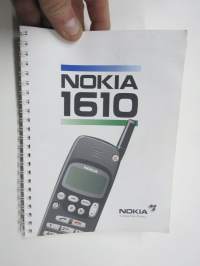Nokia 1610 matkapuhelin / kännykkä -käyttöohjekirja, monikielinen, cell phone manual, multi language