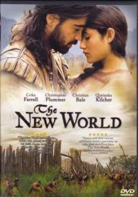DVD - The New World, 2004. Pocahontas ja kapteeni John Smith uuden Amerikan myrskyisinä alkuaikoina.  Eeppinen rakkaustarina.