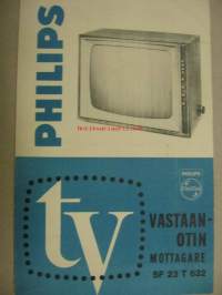 Philips TV-vastaanotin SF 23 T 632 -käyttöohje