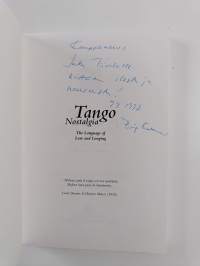 Tango nostalgia : the language of love and longing : Finnish culture in tango lyrics discourses : a contrastive semiotic and cultural approach to the tango (signe...