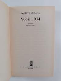 Alberto Moravia -paketti (4 kirjaa) : Sivustakatsoja ; Matka Roomaan ; Roomatar ; Vuosi 1934