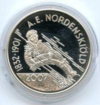 10 euro 2007 2007 Nordenskiöld Design Reijo Paavilainen  Hopeaa / silver 25.5 g (925/1000)   . pillerissä