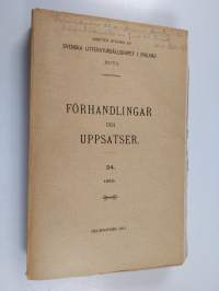 Förhandlingar och Uppsatser 24 - 1910 (lukematon)