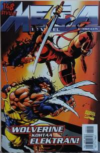 Mega Marvel - Wolverine kohtaa Elektran.  (Sarjakuvalehti, sopiva keräilykappaleeksi)