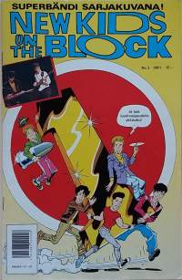 Superbändi sarjakuvana - New Kids on the Block 3/1991.  (Sarjakuvalehti, sopiva keräilykappaleeksi)