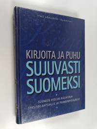 Kirjoita ja puhu sujuvasti suomeksi : suomen kielen käsikirja tekstinlaatijalle ja puheenpitäjälle