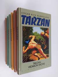 Tarzan -setti (6 kirjaa) : Tarzan ja kultakaupunki ; Voittamaton Tarzan ; Tarzanin pedot ; Talttumaton Tarzan ; Tarzanin viidakkoseikkailuja ; Tarzan viidakon val...