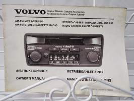 Volvo AM-FM MPX 4-stereo radio käyttöohjekirja