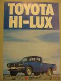 Toyota Hi-Lux  vm. 78 myyntiesite försäljningsbroschyr