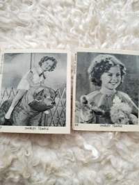 2 kpl shirley Temple  filmitähti keräilykuvia n:ot 17 ja 88, 1940- luku