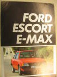 Ford Escort E-Max myyntiesite