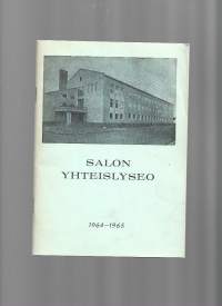 Salon   Yhteislyseo 1964 - 65  vuosikertomus  oppilasluettelo