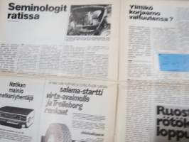 Kupla 1973 nr 4, Volkswagen asiakaslehti, kansikuva Jukka Kuoppamäki, Kamerasafari, seminologit ratissa, Mimmin nurkka, ym.