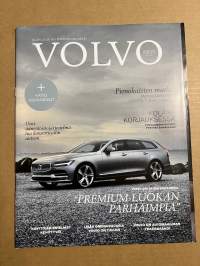Volvo-Viesti 2016 nr  8 -asiakaslehti / customer magazine, Volvo V90 ja S90 koeajossa, Volvo V70 - ikoni siirtyy eläkkeelle