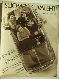 Suomen Kuvalehti 1963 nr 7  - markkinointi 1963,  Puerto Rico, Sophia Loren, Paavo Rintala ja Bach, Kuruveden orvot saavat avun, Aunuksesta Petroskoihin