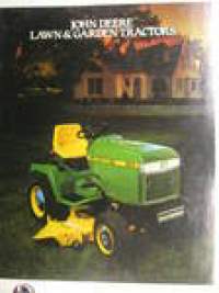 John Deere Lawn &amp; Garden Tractors vm. 1988 myyntiesite