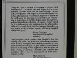 Being and Logos - The Way of Platonic Dialogue