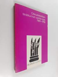 OIkeustieteellisen tiedekunnan opinto-opas 1989-1990 : Helsingin yliopiston ohjelma