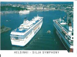 Ms Silja Symphony / Helsinki  - laivakortti, laivapostikortti kulkematon