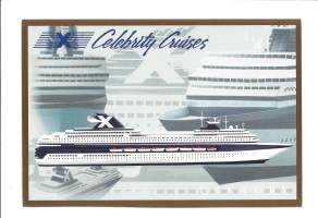 Century / Celebrity Cruises  - laivakortti, laivapostikortti A5 koko kulkematon