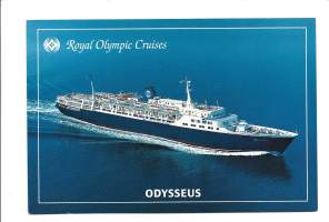 Odysseus / Royal Olympic  Cruises  - laivakortti, laivapostikortti A5 koko kulkematon