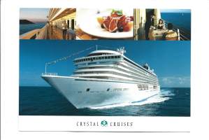 Cerenity / Crystal Cruises - laivakortti, laivapostikortti A5 koko kulkematon