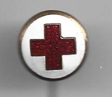 Punainen Risti - eulamerkki rintamerkki emali