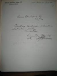 Saimaan teknillinen tehdas oy, 12.2 1920 asiakirja