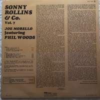 Sonny Rollins &amp; Co : &quot; Vol. 7 Joe Morello Featuring &quot; FRANCE  1985 PAINOS