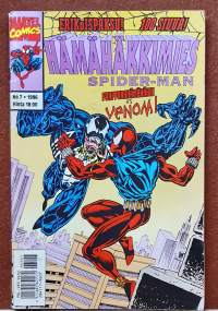 Marvel - Hämähäkkimies 7/1996 - Spider-Man. Purppurahämähäkki vs Venom. (Sarjakuvalehti)