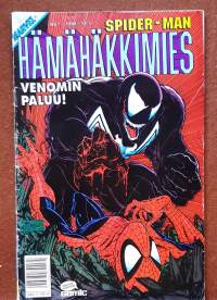 Marvel - Hämähäkkimies 1/1992 - Spider-Man. Venomin paluu. (Sarjakuvalehti)