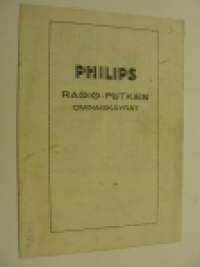 Philips radioputkien ominaiskäyrät -myyntiesite. 