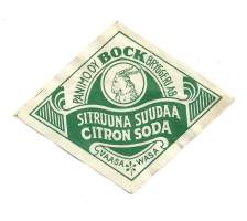 Sitruuna Suudaa -  juomaetiketti