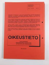 Oikeustieto vuosikerta 2003 (1-6) : Turun yliopiston oikeustieteellisen tiedekunnan yksityisoikeuden tiedotuslehti
