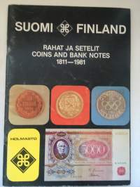 Suomi Finland - Rahat ja setelit 1811-1981  Coins and bank notes 1811-1981