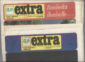Turun Sanomat  TS Extra 1981  Joulu ja Uusi Vuosi numerot 2 kpl