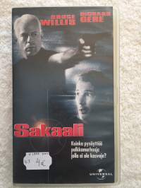 &quot; The Jackal  -  Shakaali &quot;   -   VHS -  / Bruce Willis, Diane Venora, J. K. Simmons, John Cunningham, Mathilda May, Richard Gere, Sidney Poitier