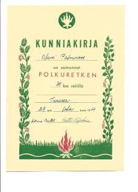 Kunniakirja - Polkuretki 30 km Turku 1961