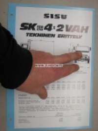 Sisu SK 150/170 4x2 VAH tekninen erittely -myyntiesite