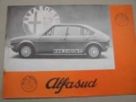 Alfa Romeo Alfasud -myyntiesite
